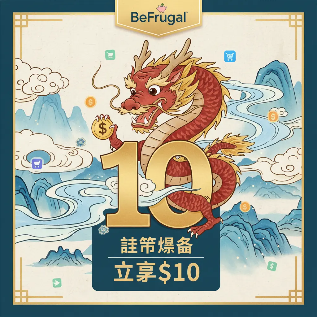 $10 sign up bonus - BeFrugal