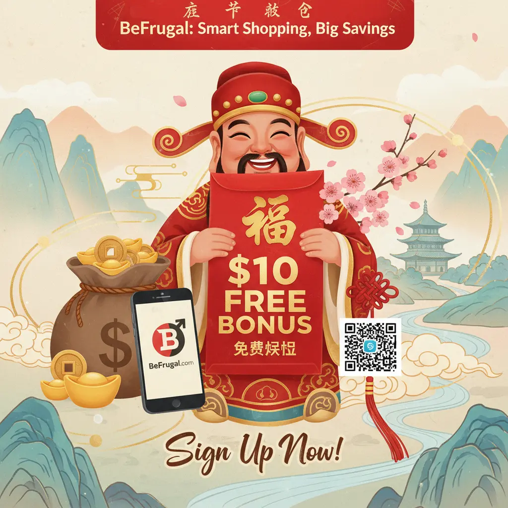 free $10 sign up bonus - BeFrugal